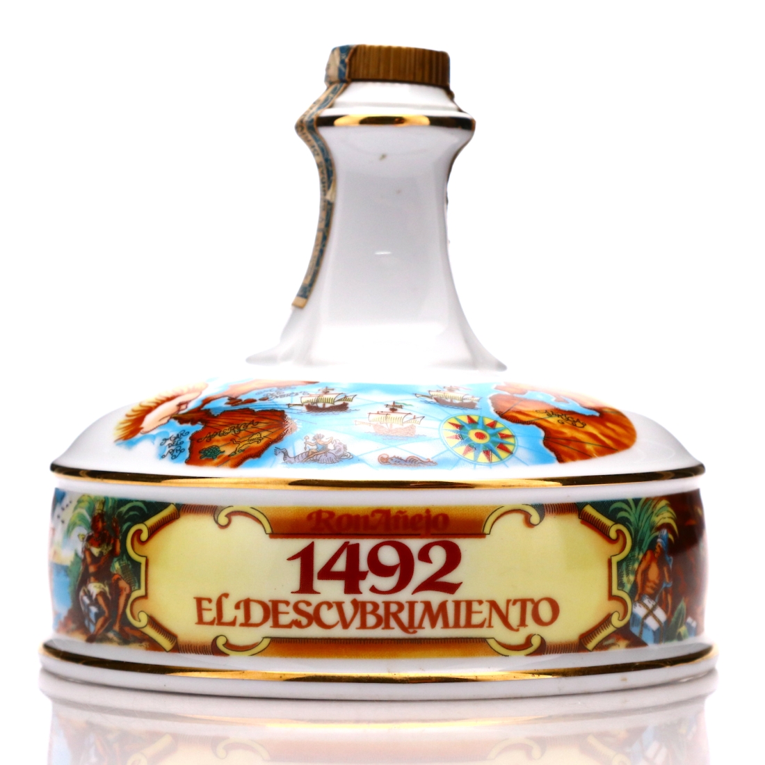 El Descubrimiento 1492 La Florida Ceramic Decanter