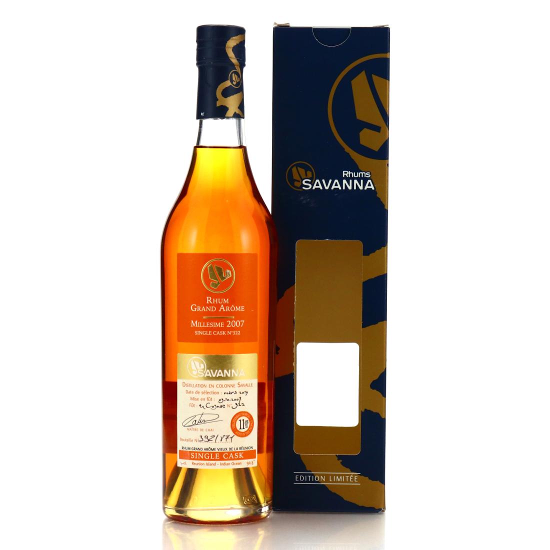 Savanna Grand Arome 2007 Single Cognac Cask 11 Year Old #322 50cl