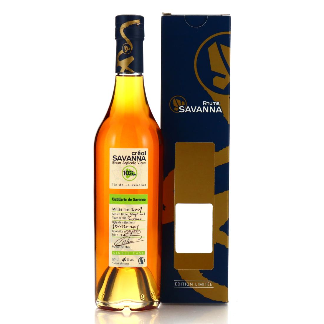Savanna Grand Arome 2007 Single Cognac Cask 10 Year Old #280 50cl