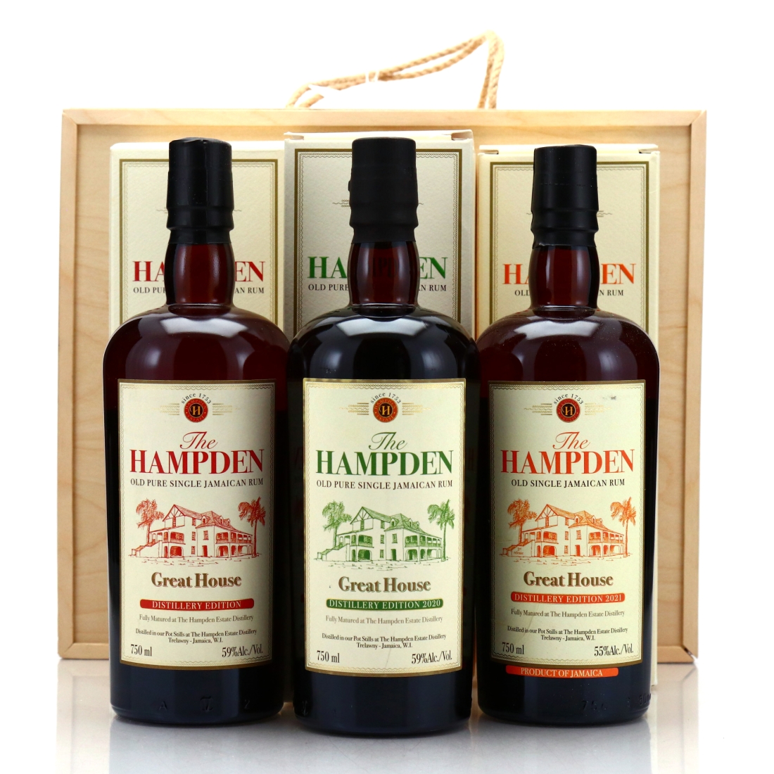 Image for Hampden Great House 2019, 2020 & 2021 Box Set / Distillery Shop