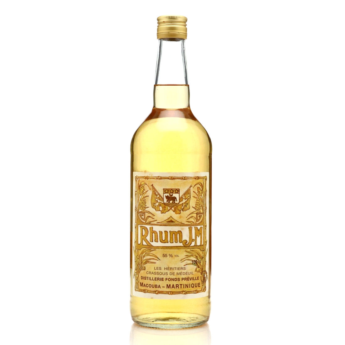 Rhum J.M 1 Litre circa 1960s