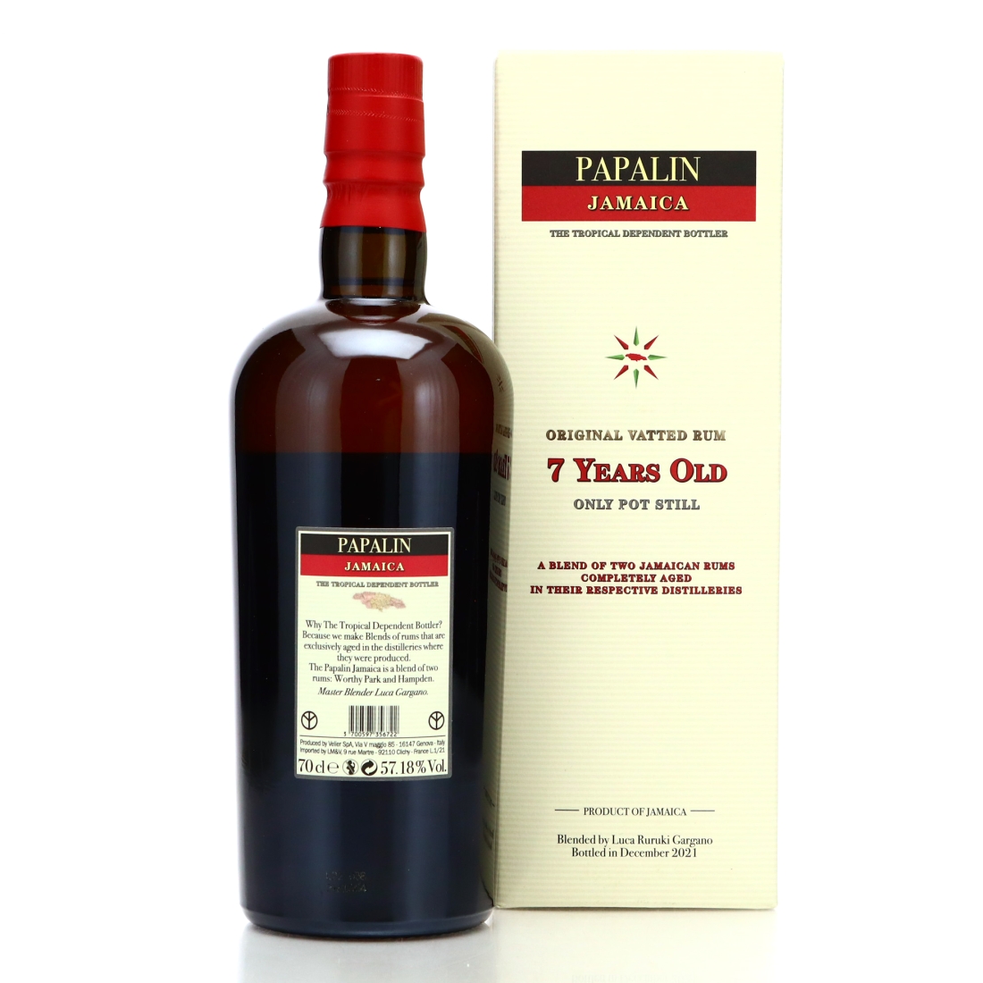Image for Papalin 7 Year Old Velier Original Vatted Rum -