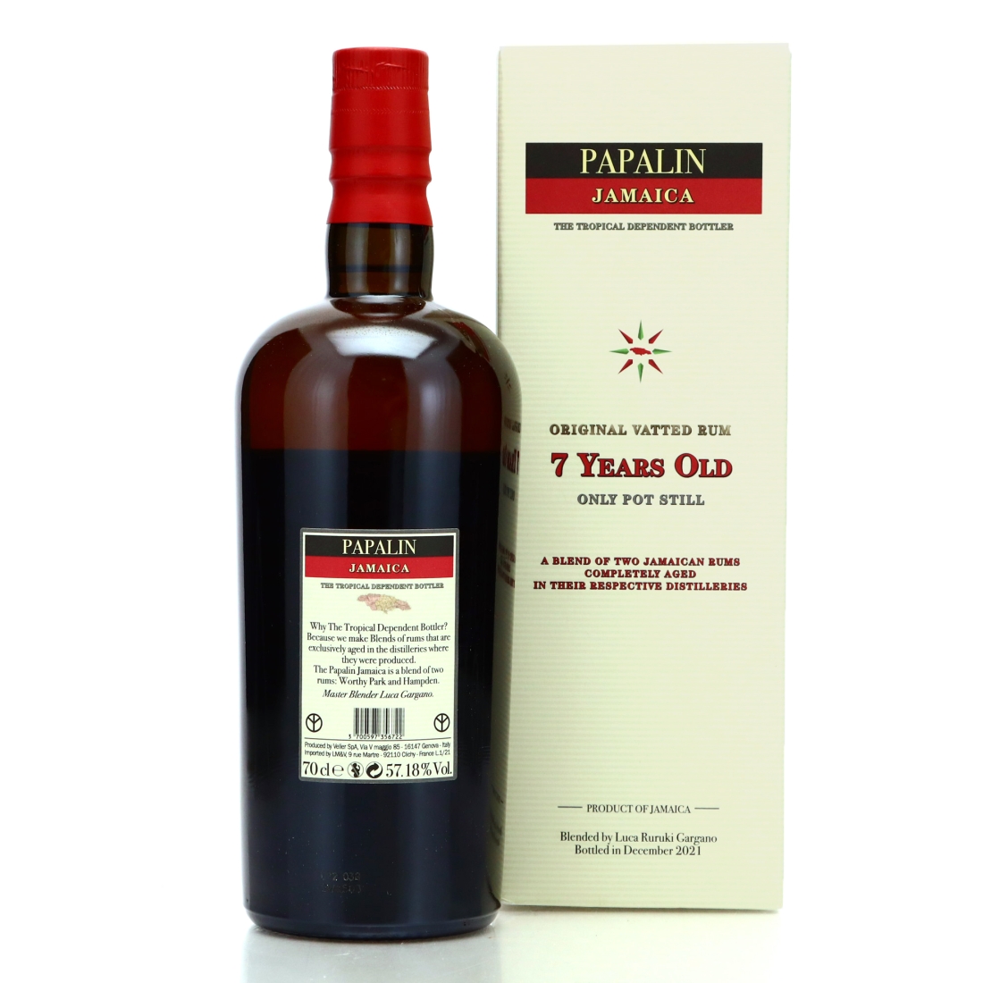 Image for Papalin 7 Year Old Velier Original Vatted Rum -