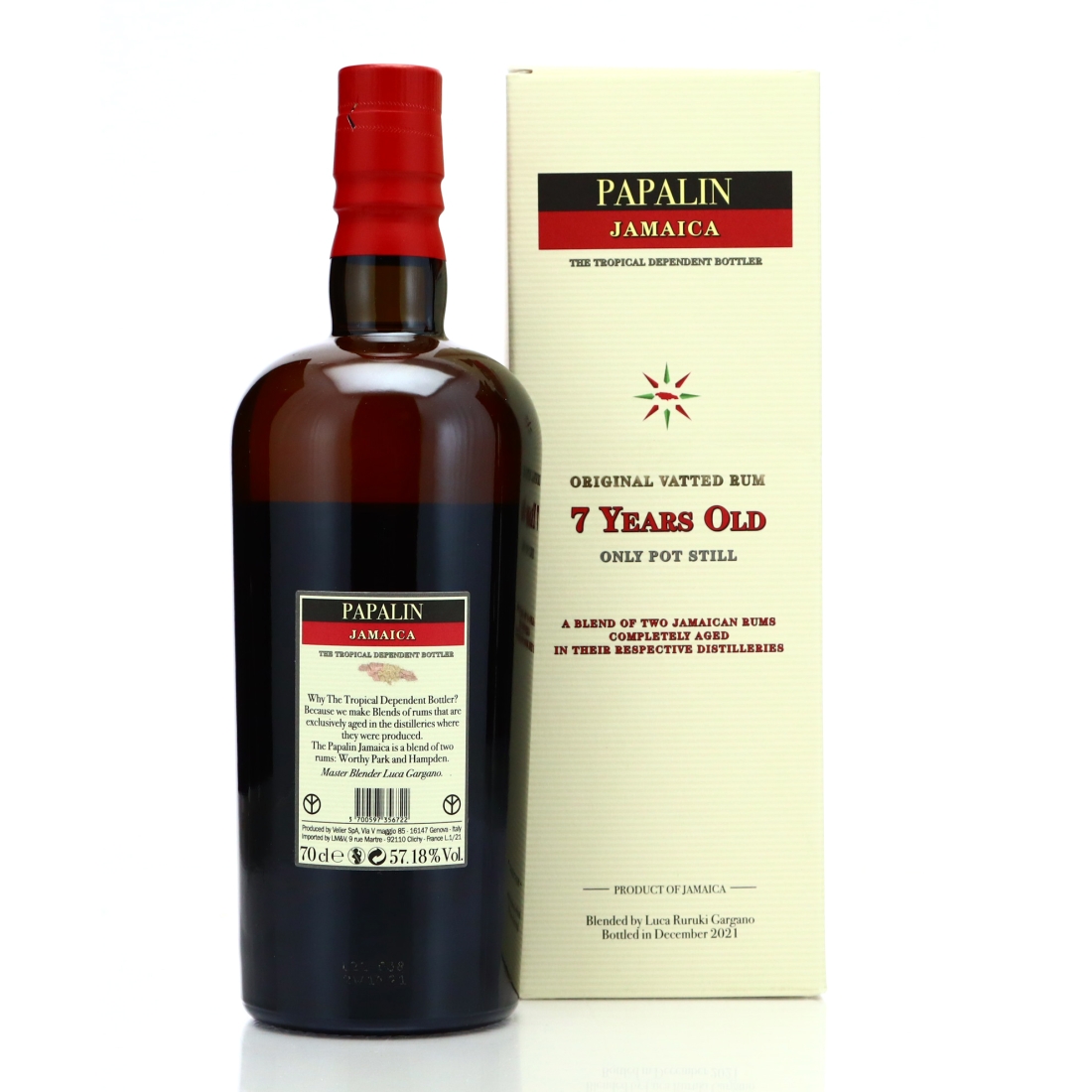Image for Papalin 7 Year Old Velier Original Vatted Rum -