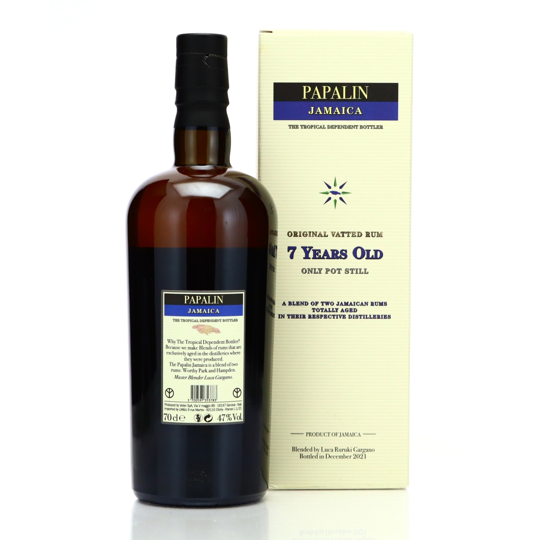 Image for Papalin 7 Year Old Velier Original Vatted Rum -