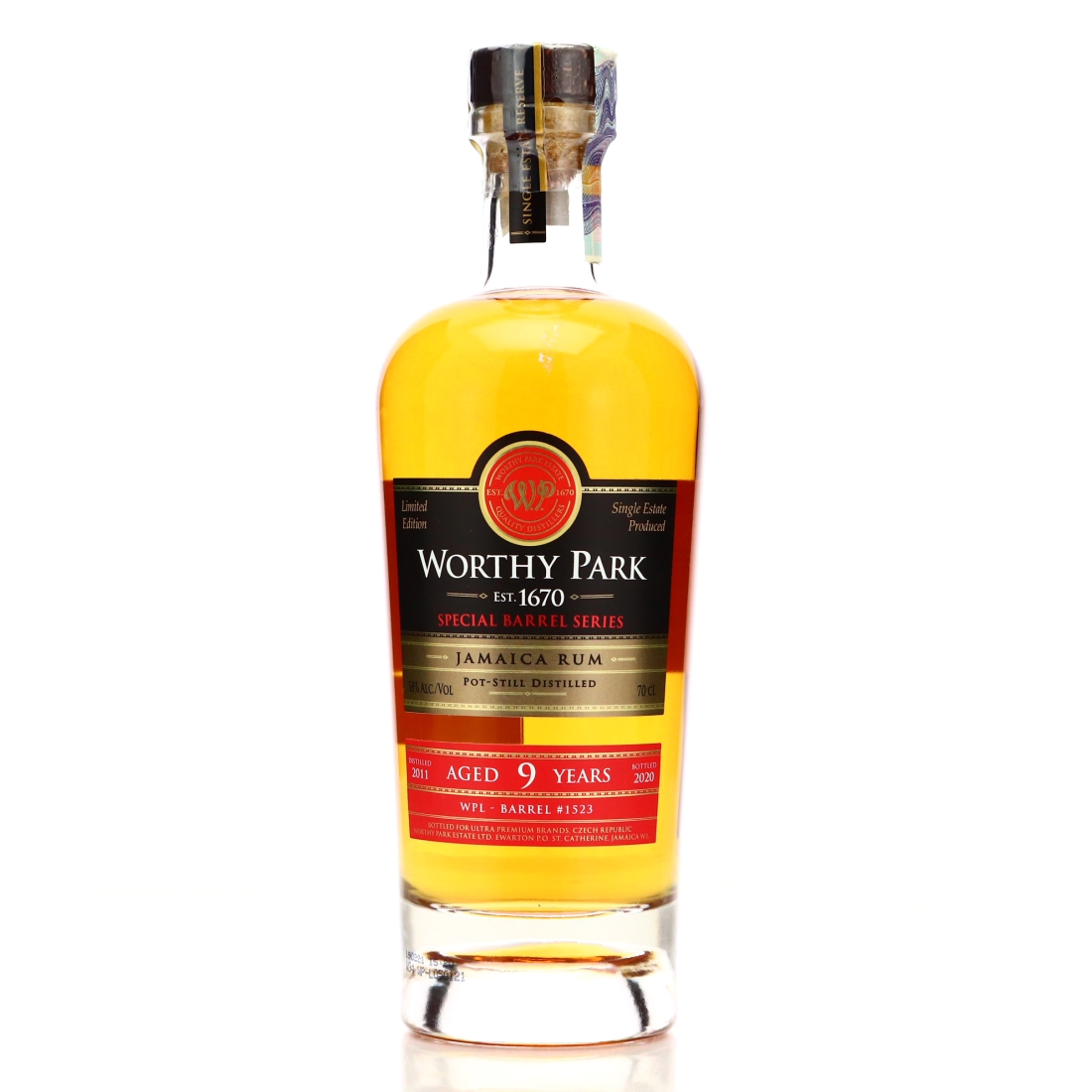 Worthy Park WPL 2011 Single Cask 9 Year Old #1523