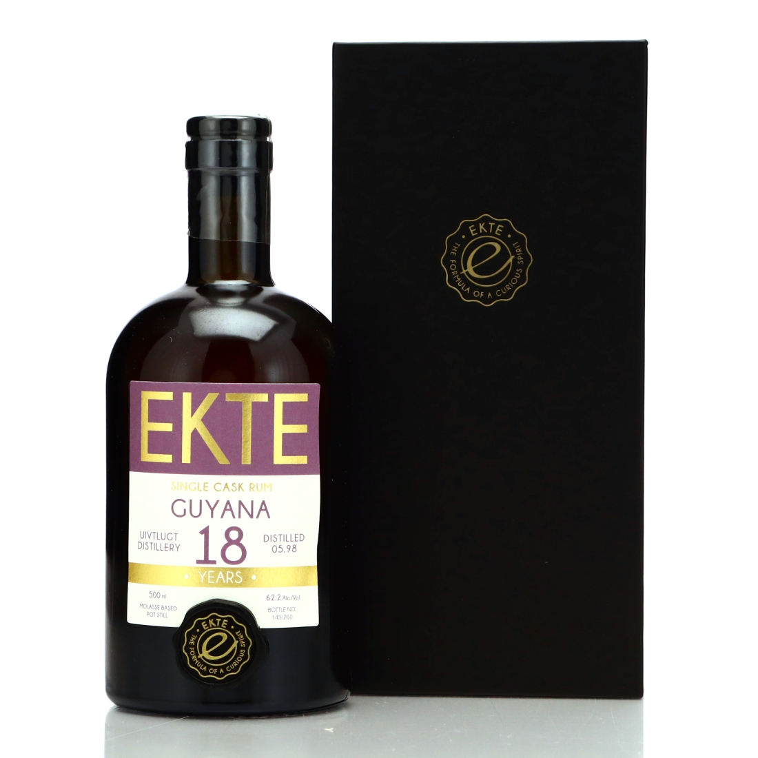 Uitvlugt Pot Still 1998 EKTE 18 Year Old 50cl