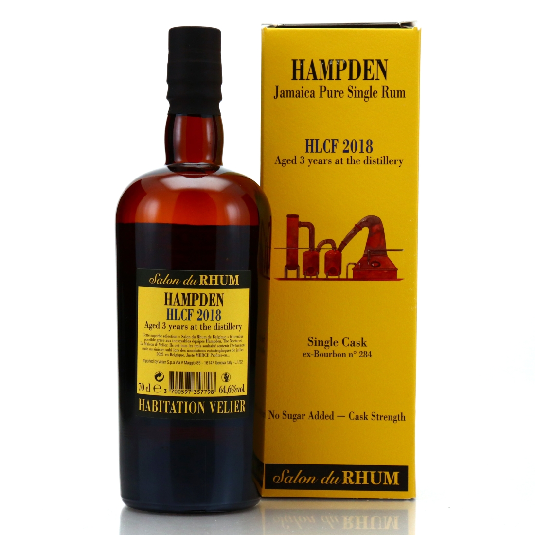 Image for Hampden HLCF 2018 Habitation Velier 3 Year Old