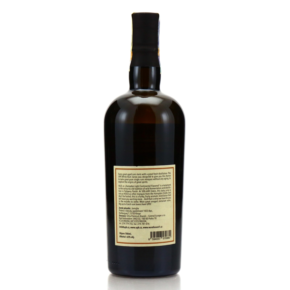 Image for Hampden HLCF Overproof White Rum