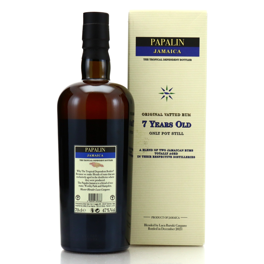 Image for Papalin 7 Year Old Velier Original Vatted Rum -