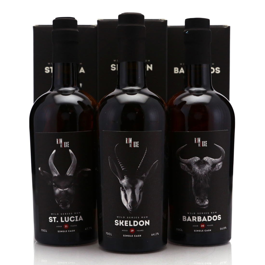 Rom de Luxe Wild Series Tasting Kit 3 x 70cl /  Volume 2