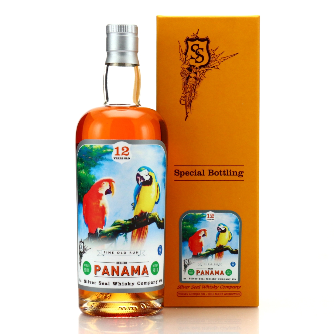 Panama Rum 2001 Silver Seal 12 Year Old
