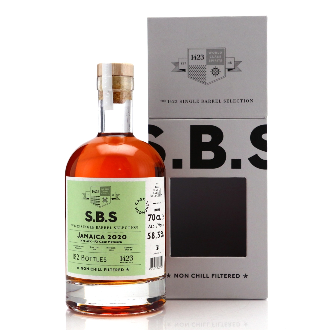 Jamaica Rum 2020 The 1423 SBS Cask Strength