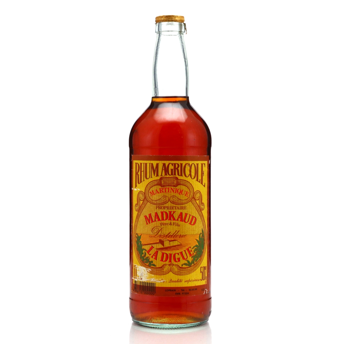 Madkaud Rhum Agricole La Digue 1980s