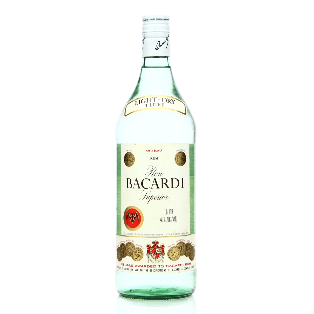 Image for Bacardi Superior Carta Blanca 80s 40 1 (esp)