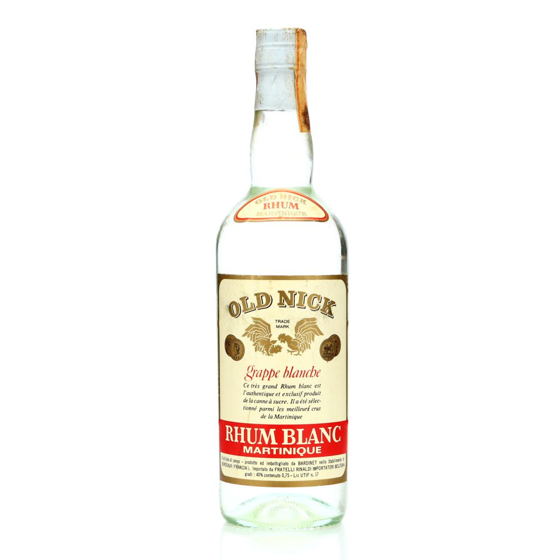 Old Nick - Rhum Blanc Grand - Martinique - Années 1960 - État