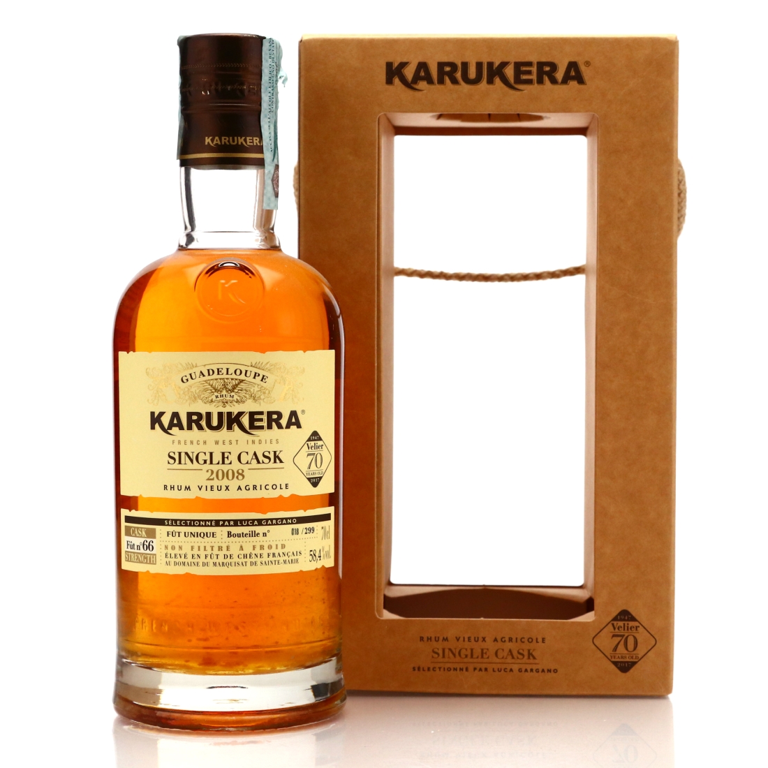 Karukera 2008 Single Cask #66 / Velier 70th Anniversary