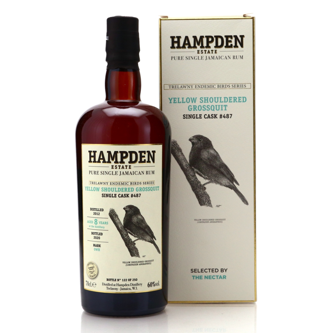 Image for Hampden OWH 2012 Single Cask 8 Year Old #487 - Trelawny Endemic Birds