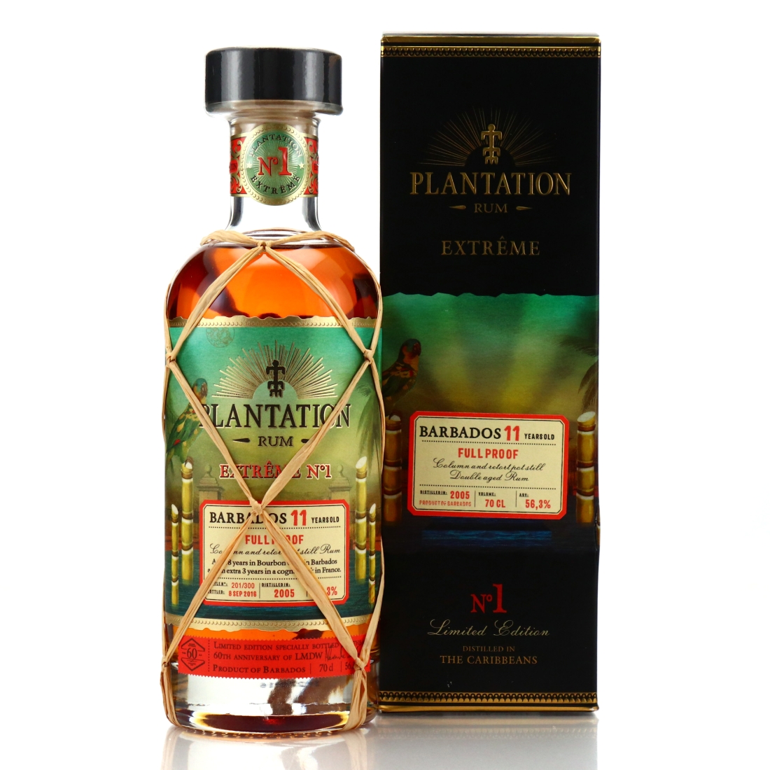 Barbados Rum 2005 Plantation 11 Year Old Extreme No.1 / LMDW 60th Anniversary