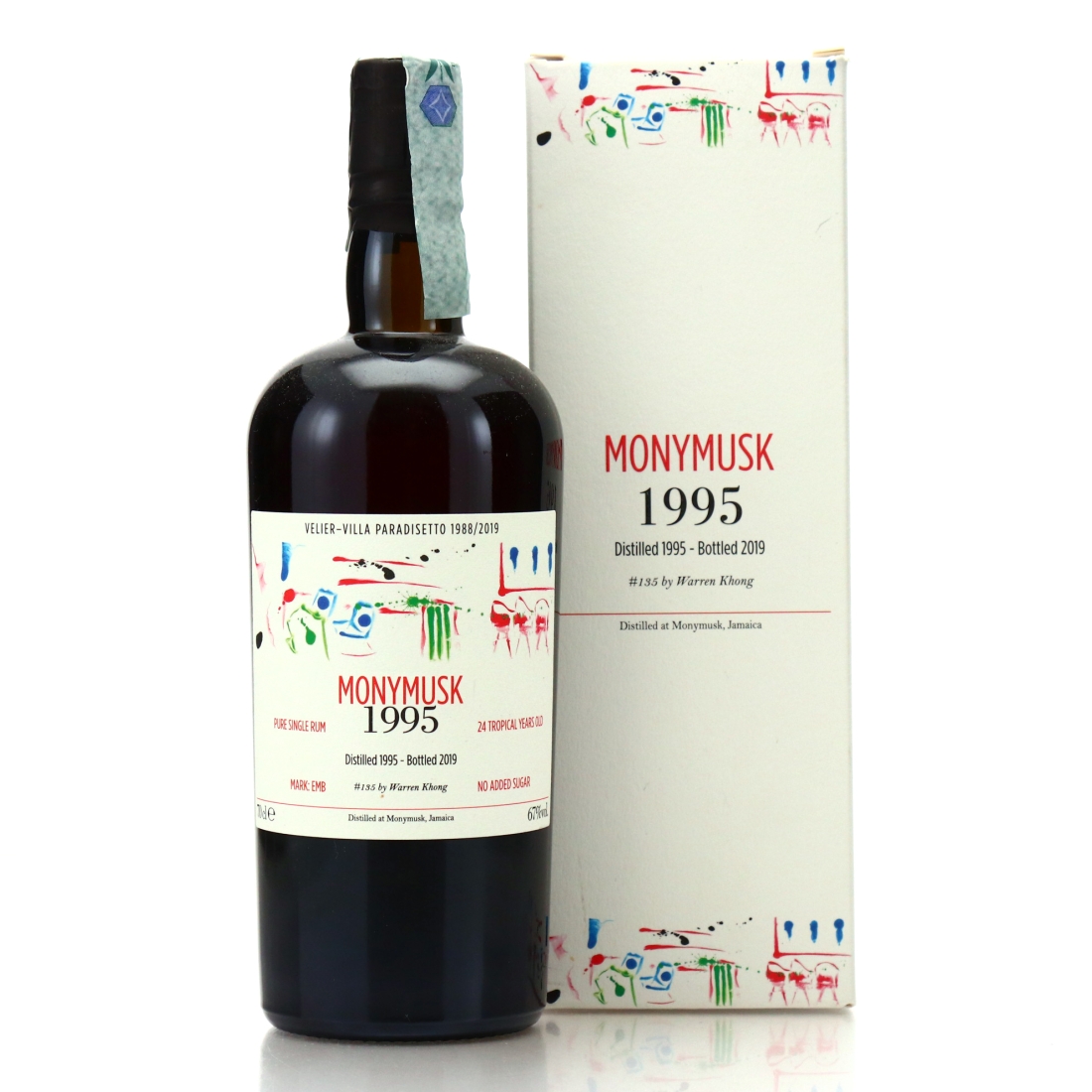 Monymusk EMB 1995 Velier 24 Year Old / Warren Khong Villa Paradisetto