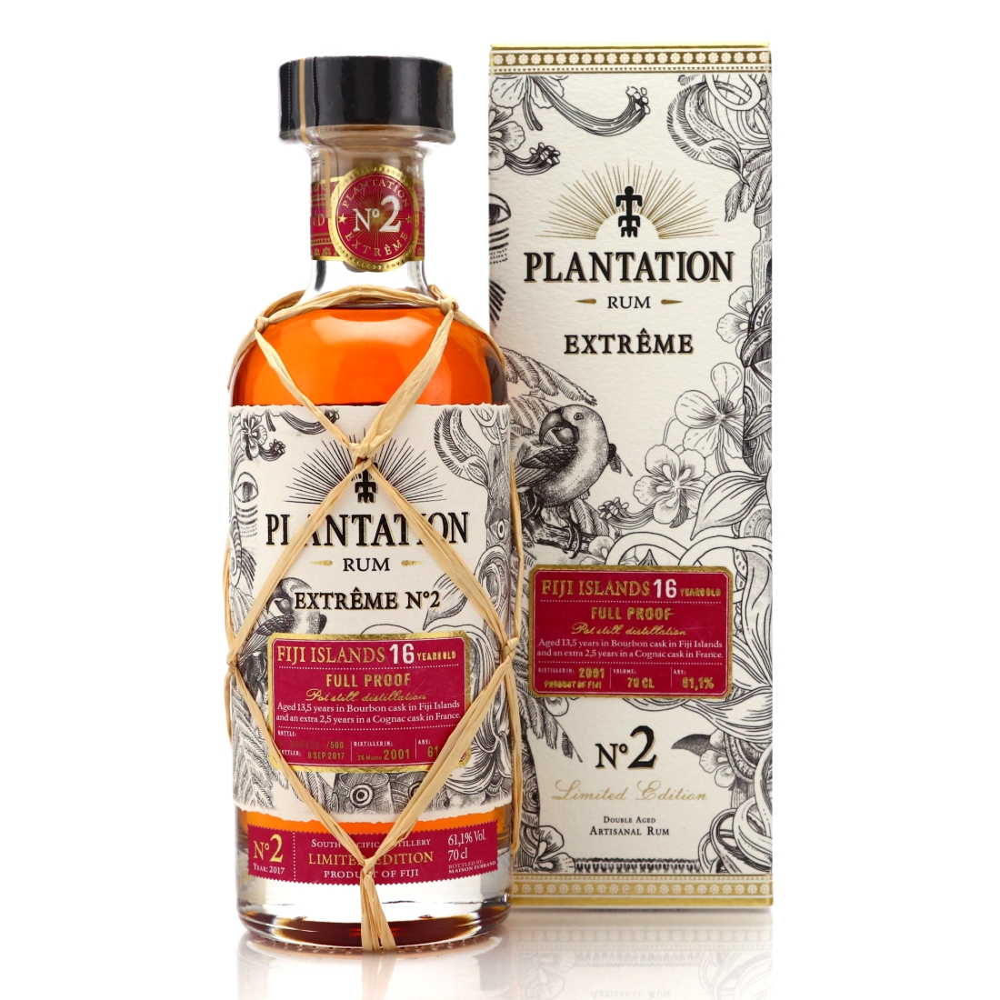 South Pacific 2001 Plantation 16 Year Old Extreme No.2