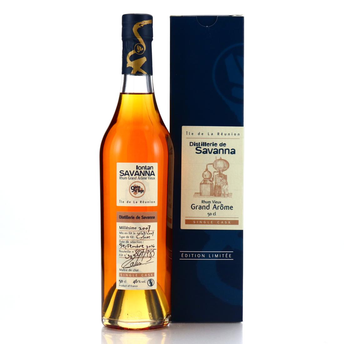 Savanna Grand Arome 2007 Single Cognac Cask 9 Year Old #345 50cl