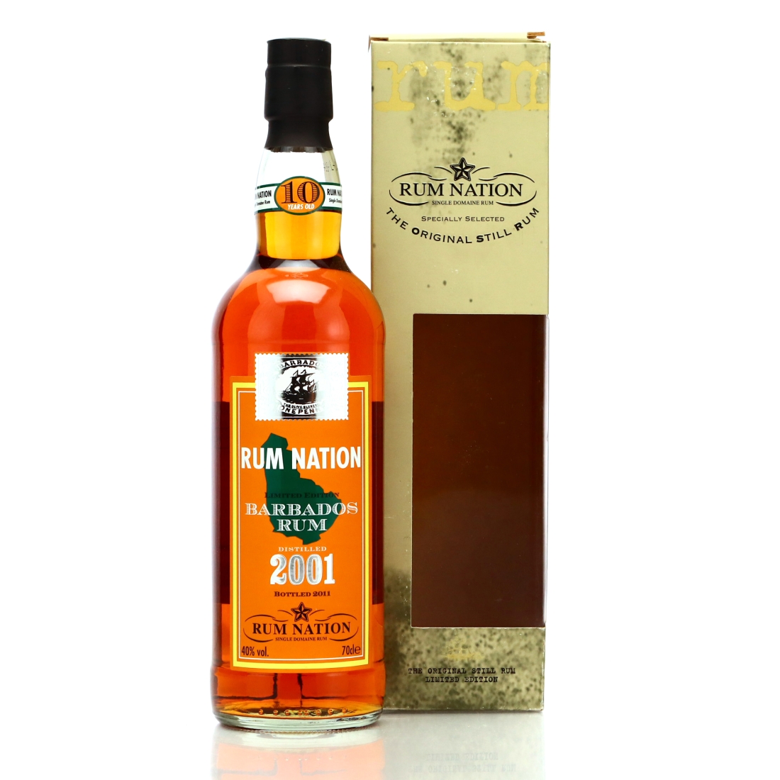 Barbados Rum 2001 Rum Nation 10 Year Old