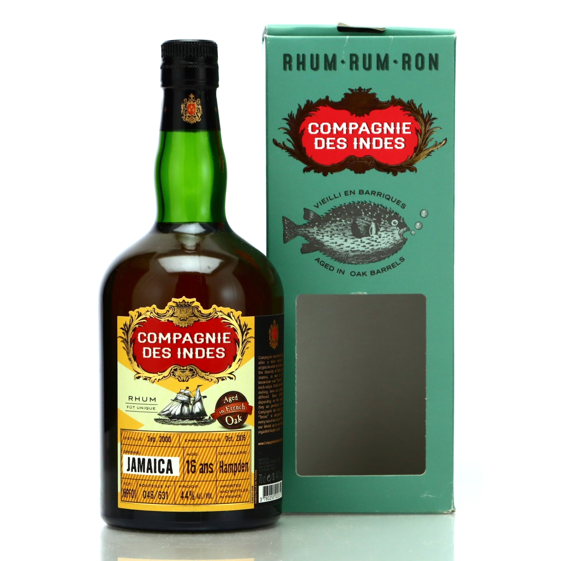 Hampden 2000 Compagnie des Indes 16 Year Old