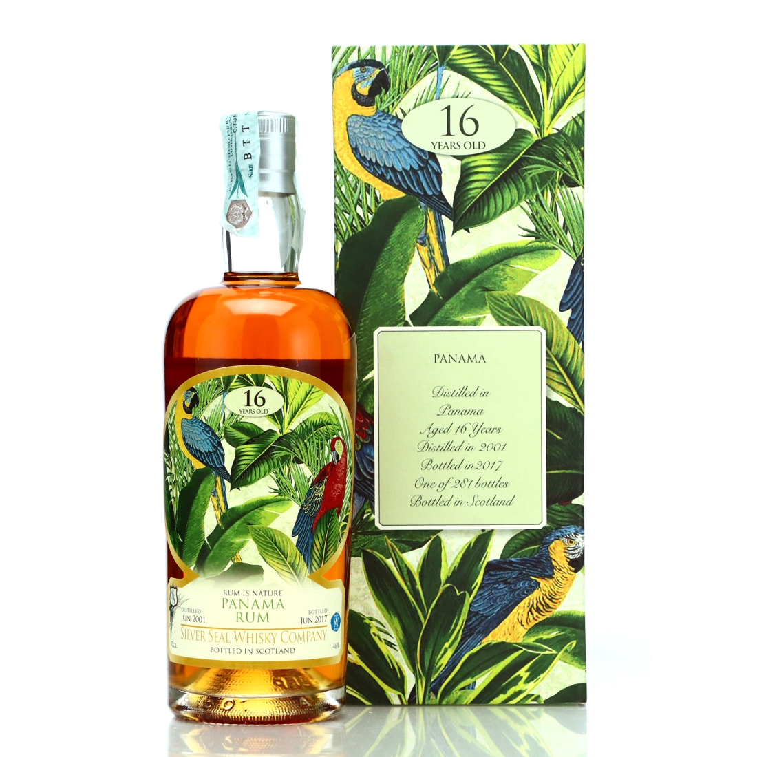 Panama Rum 2001 Silver Seal 16 Year Old