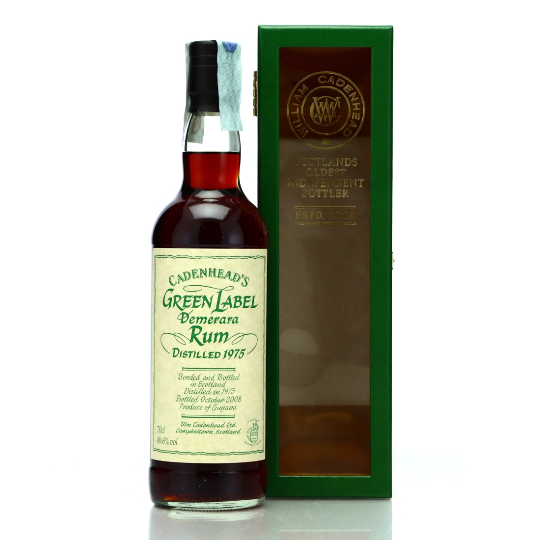 Image for Cadenhead's Green Label 1975 Demerara Rum