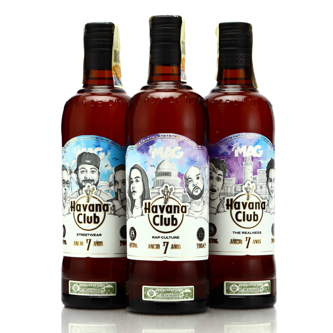 Havana Club 7 Year Old The Mag Editions 3 x 70cl