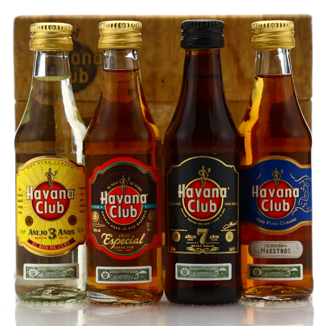 Havana Club Miniatures x 4