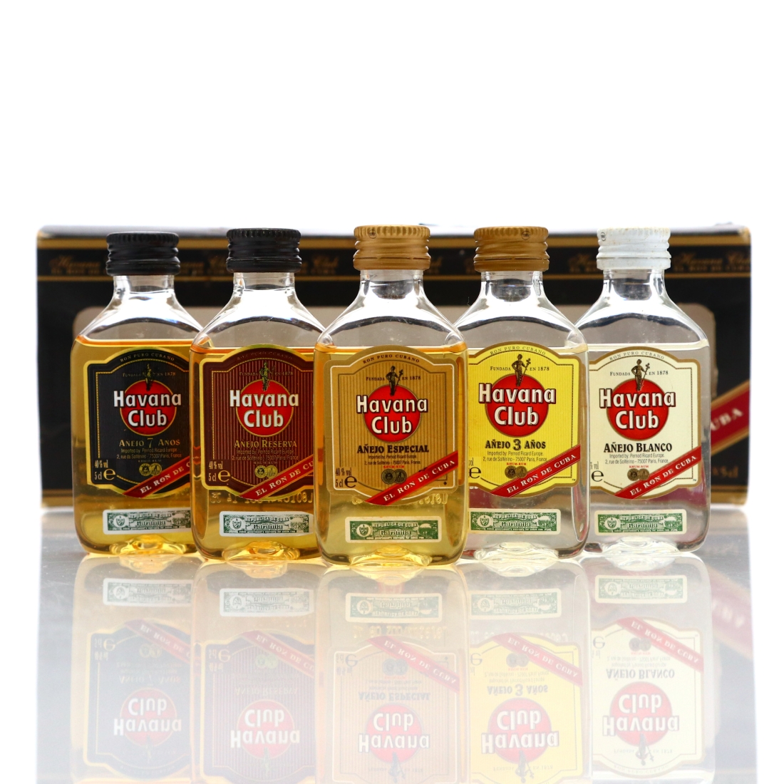 Havana Club Miniatures x 5