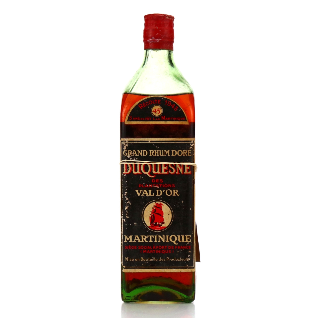 Duquesne 1943 Grand Rhum Dore 3 Year Old