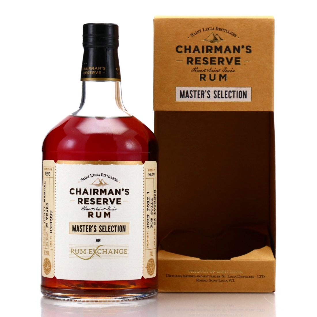 Chairman's Reserve 1999 John Dore Still Single Cask 21 Year Old / Rum Exchange