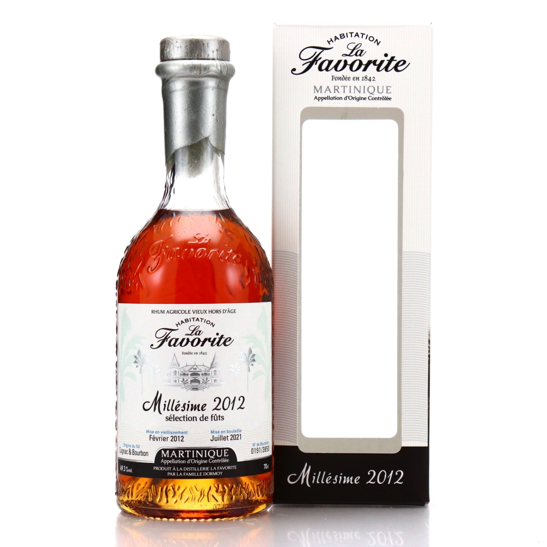 La Favorite 2012 Rhum Vieux Hors D'Age
