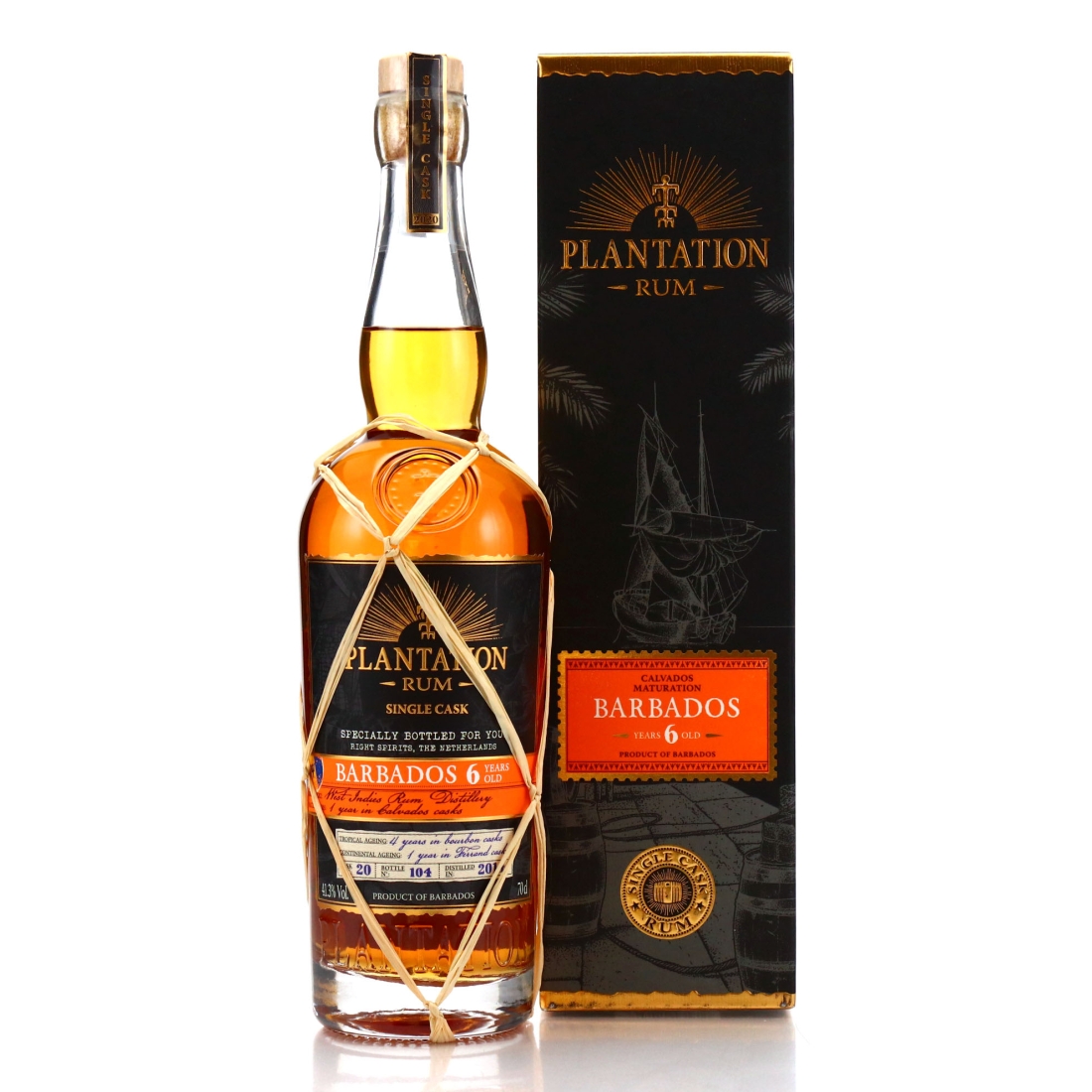 WIRD 2014 Plantation 6 Year Old Single Calvados Cask Finish #20