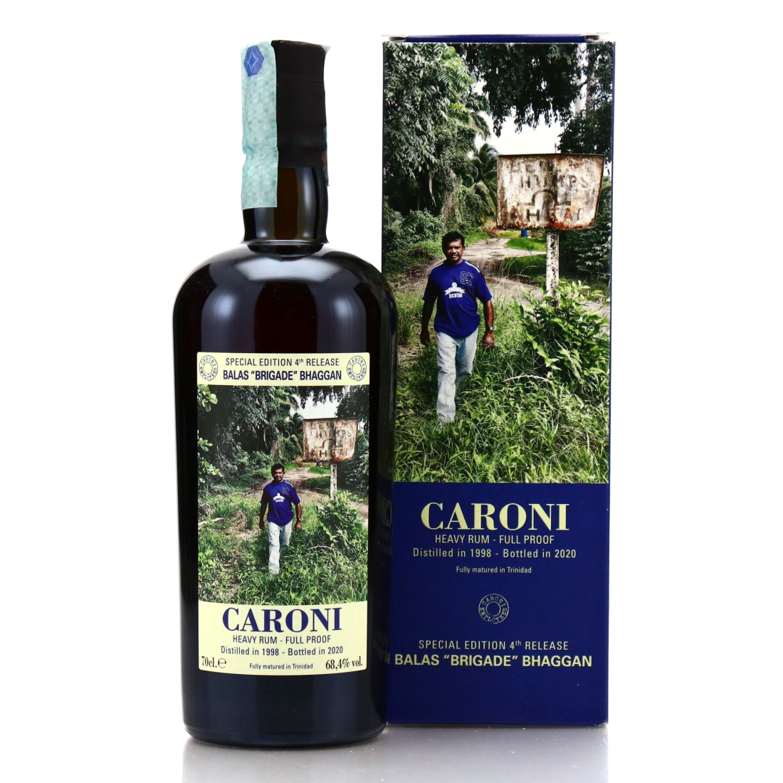 Caroni 1998 Velier Full Proof Heavy / Balas 'Brigade' Bhaggan