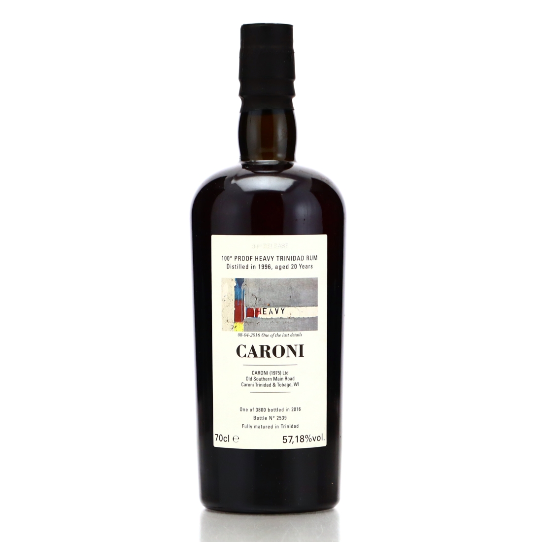 Image for Caroni 1996 100° Proof 20 Year Old Heavy