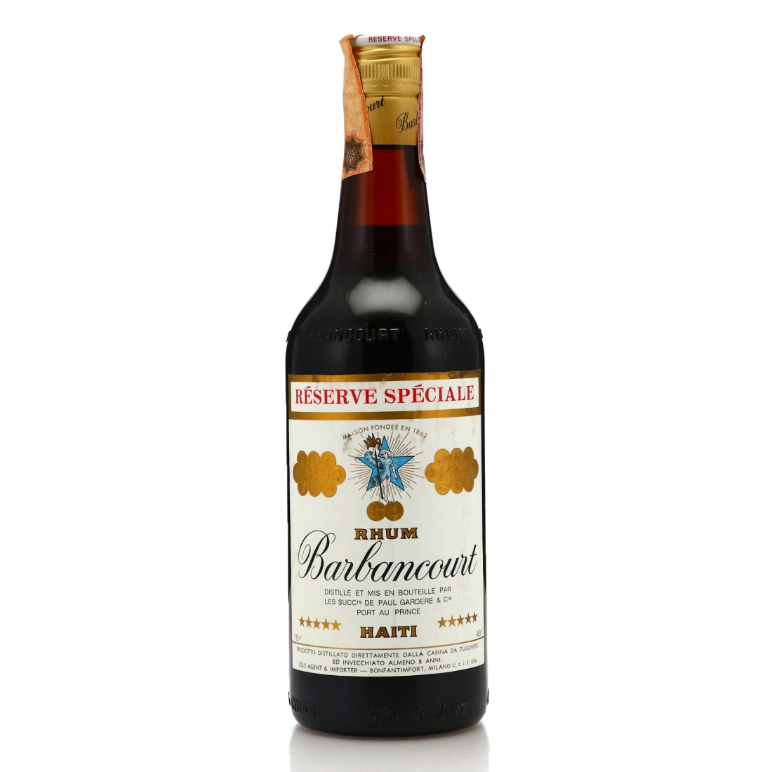 Barbancourt 5 Star Reserve Speciale 1980s / Bonfant Import