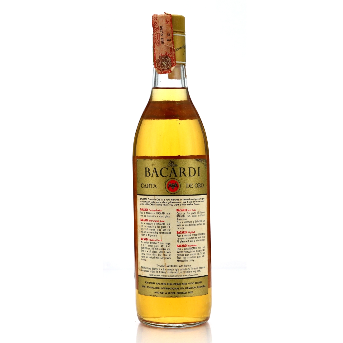 Image for Bacardi Superior Carta de Oro