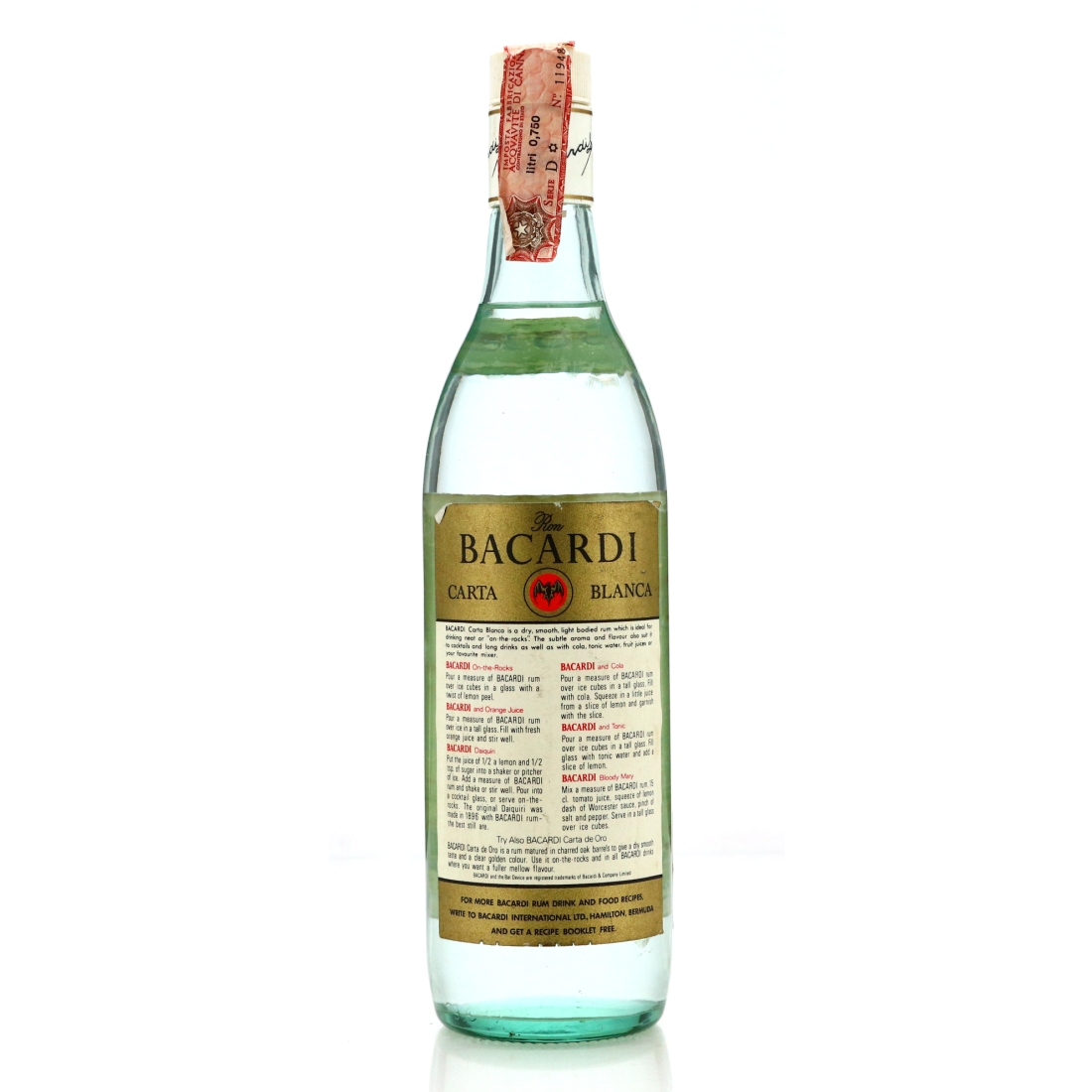 Image for Bacardi Superior Carta Blanca
