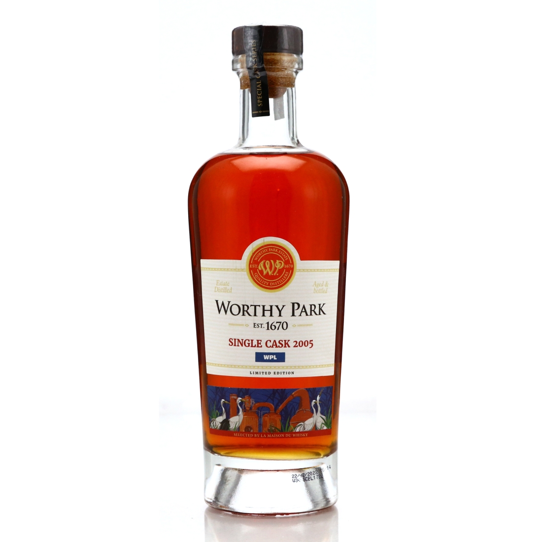 Worthy Park WPL 2005 Single Cask 16 Year Old / LMDW