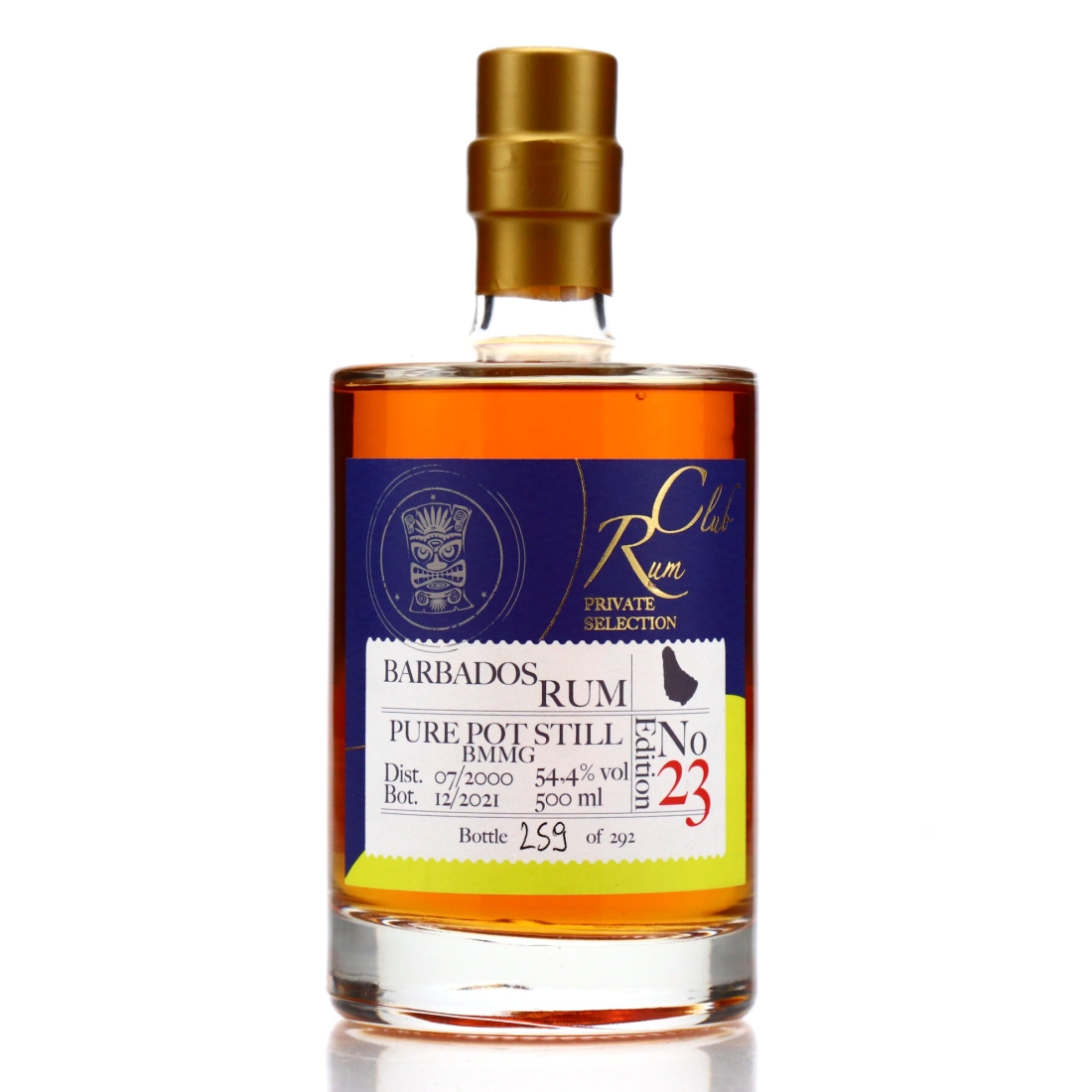 Mount Gay BMMG 2000 RumClub 21 Year Old 50cl / Edition No. 23
