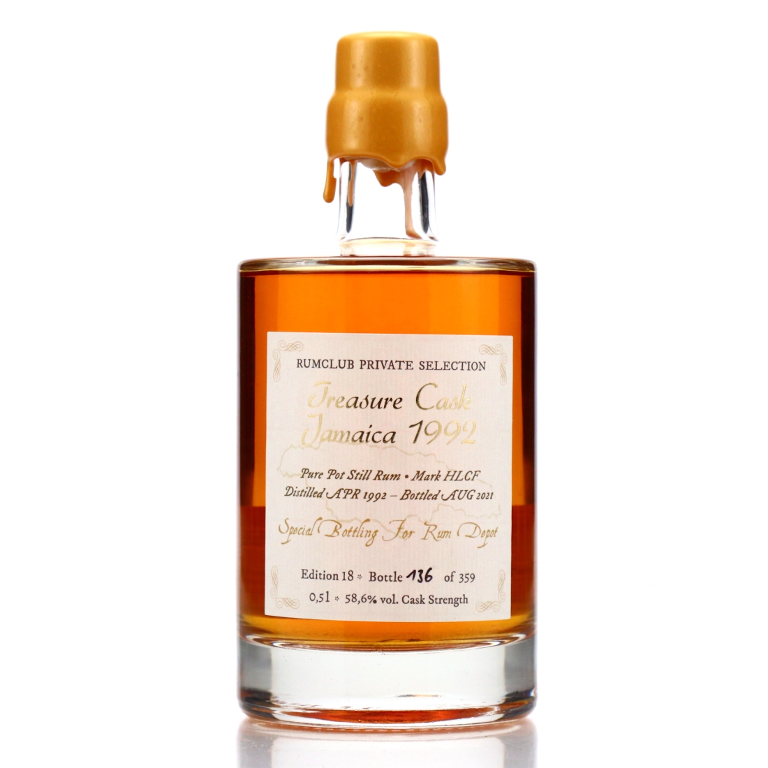 Image for Hampden HLCF 1992 RumClub Private Selection - Rum Depot