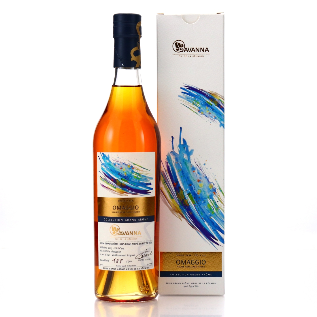 Savanna Grand Arome 2007 Omaggio Single Cask #515 50cl / Velier HERR Cask Finish