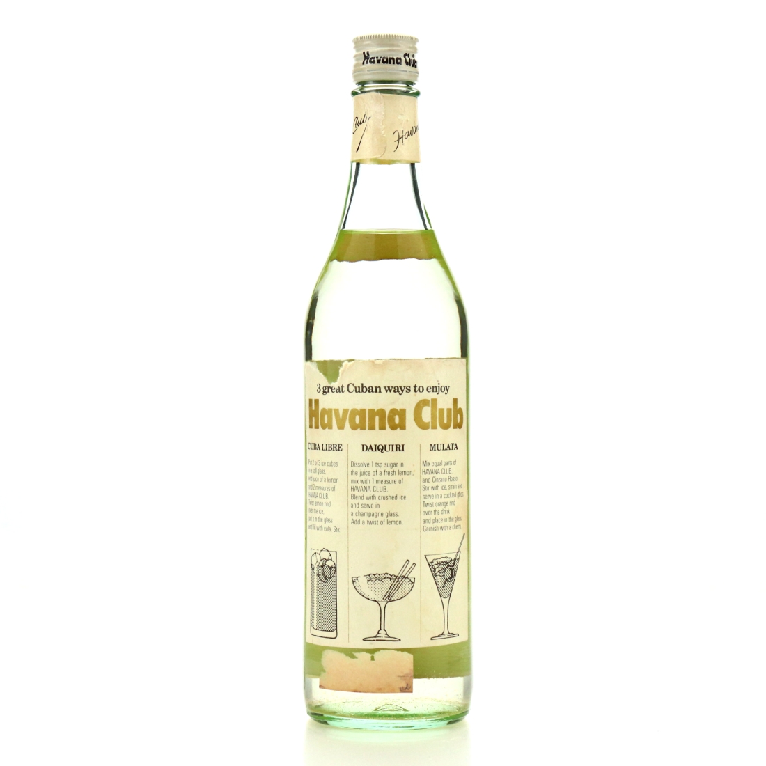 Image for Havana Club 3 Year Old Light-Dry 1970s