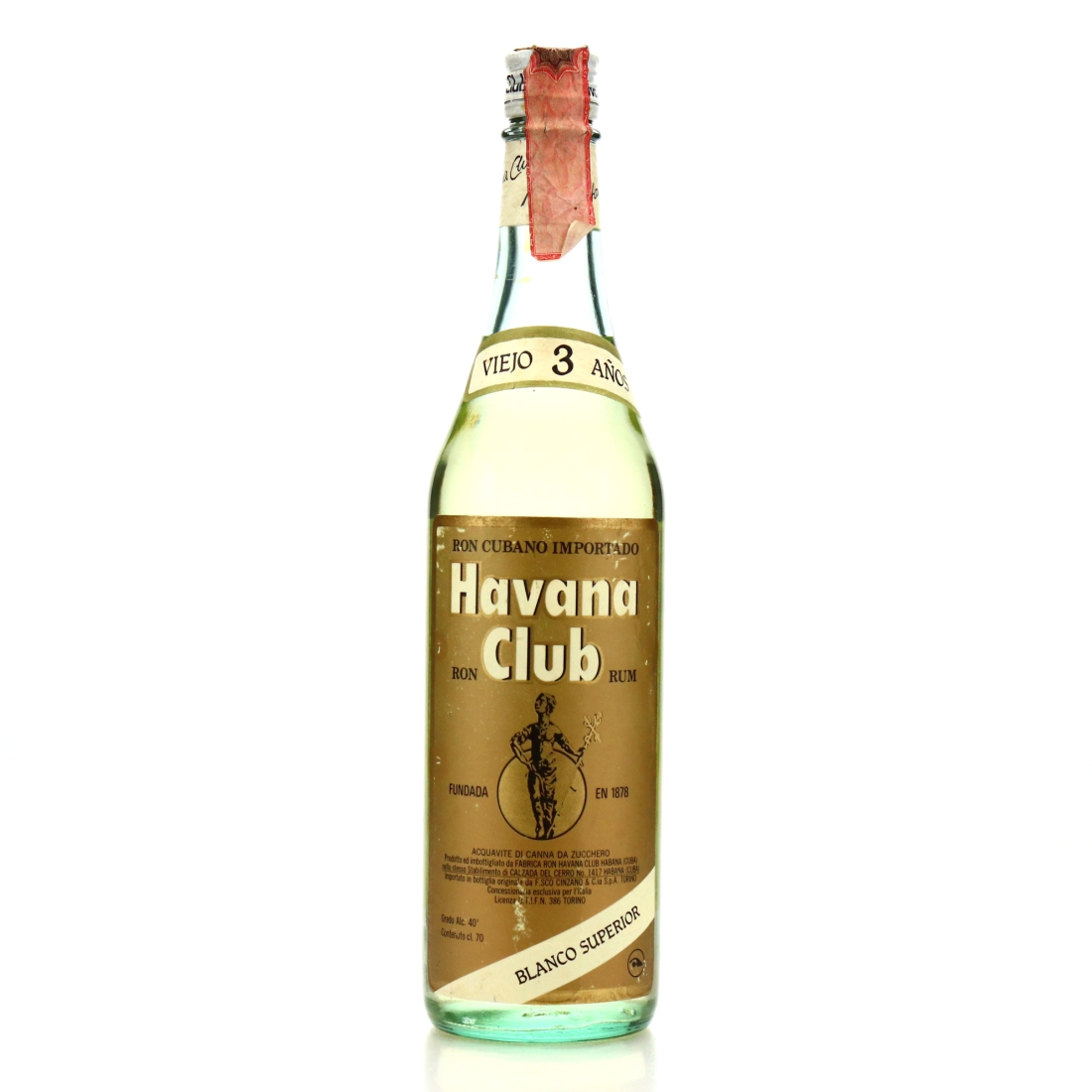 Havana Club 3 Year Old Blanco Superior 1990s