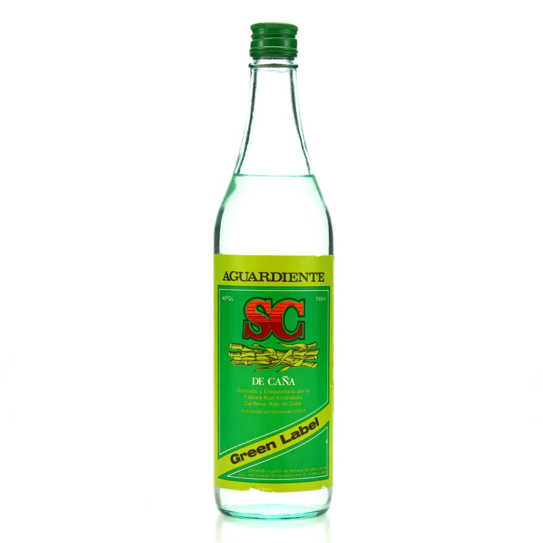 SC Aguardiente de Cana Green Label