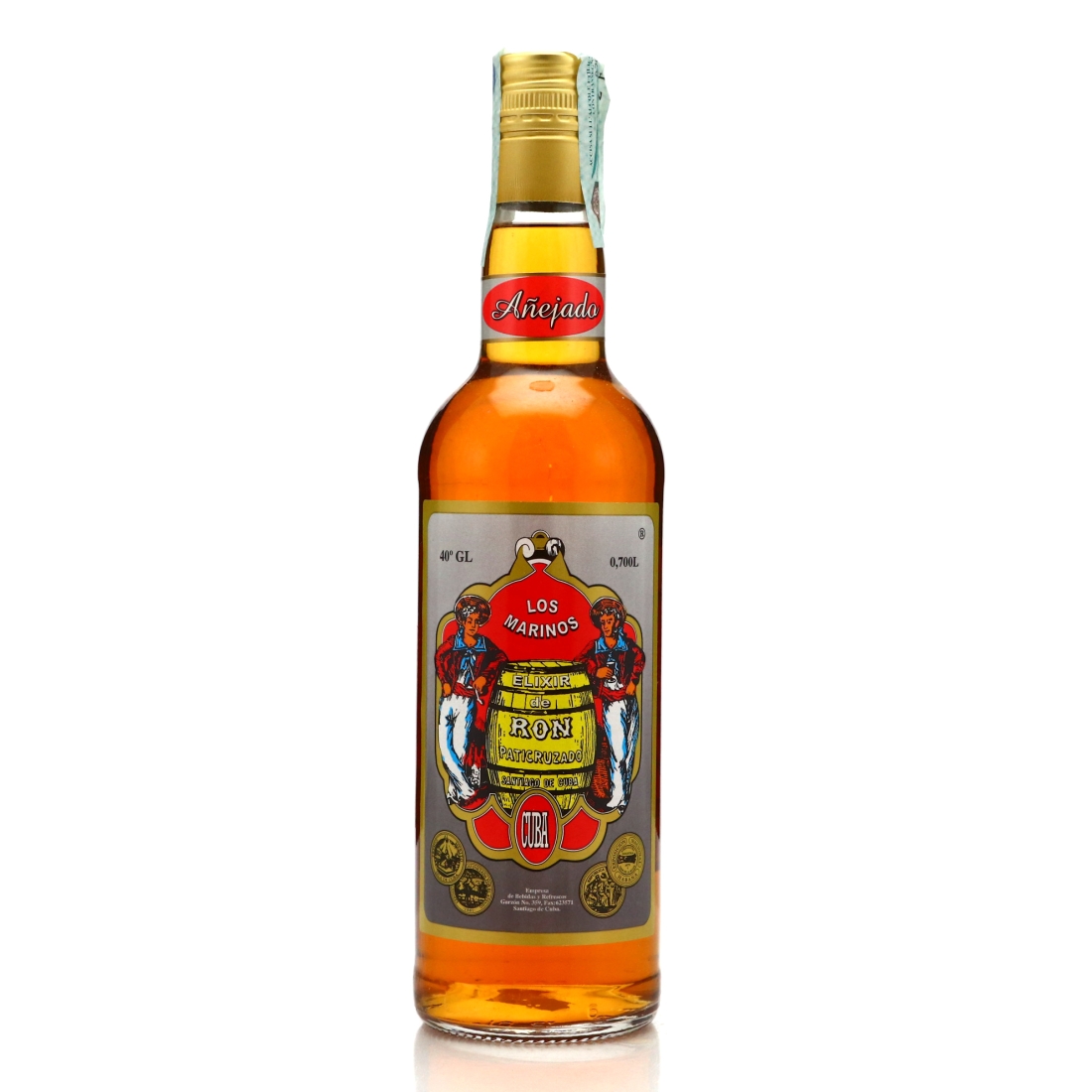 Ron Palmas Los Marinos Paticru Zado Elixir de Ron Dorado